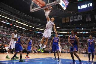 Illustration for article titled A Baseline's-Eye View Of Blake Griffin Dunking All Over The Knicks